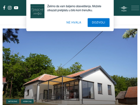 'gradskeinfo.rs' screenshot