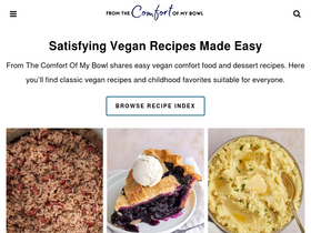 'fromthecomfortofmybowl.com' screenshot