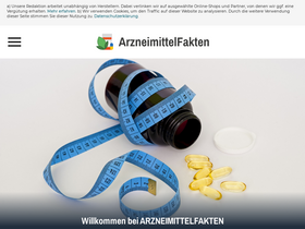 'arzneimittelfakten.de' screenshot