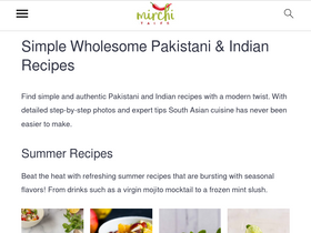 'mirchitales.com' screenshot