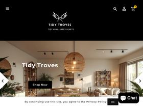 Tidytroves website screenshot