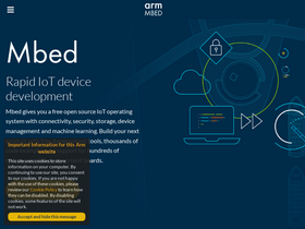 'mbed.com' screenshot