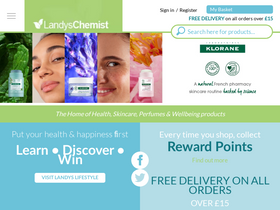 'landyschemist.com' screenshot