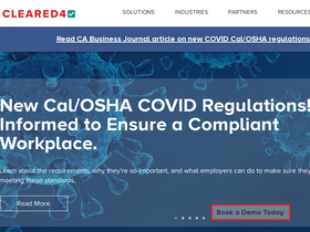 'cleared4.org' screenshot