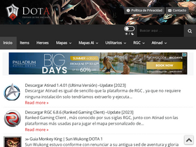 'dotawc3.com' screenshot