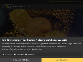 'scheideanstalt.de' screenshot