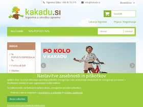 'kakadu.si' screenshot