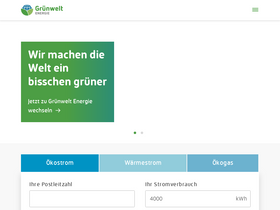 'gruenwelt.de' screenshot