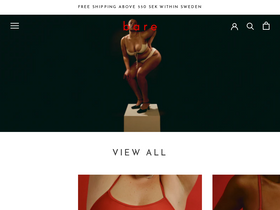 Bare Stockholm website screenshot