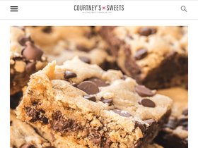 'courtneyssweets.com' screenshot