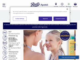 'boots.no' screenshot