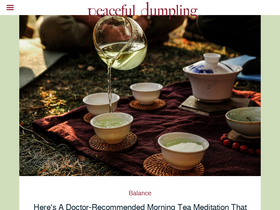 'peacefuldumpling.com' screenshot
