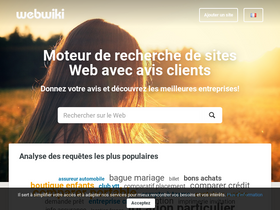 'webwiki.fr' screenshot