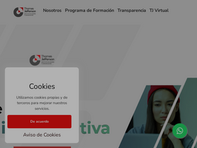 'thomasjefferson.edu.pe' screenshot