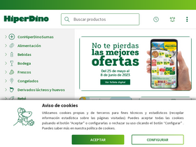 'hiperdino.es' screenshot