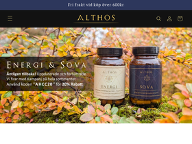 althos.se homepage screenshot
