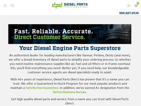 'dieselpartsdirect.com' screenshot