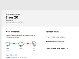 'tbicredit.ro' screenshot