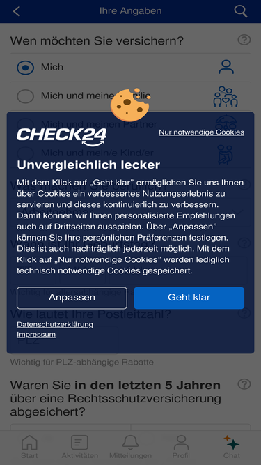 Rechtsschutz Check24 De Analytics Market Share Data Ranking Similarweb