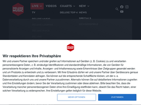 'deluxemusic.de' screenshot