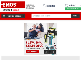 'emos.cz' screenshot