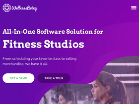 'wellnessliving.com' screenshot