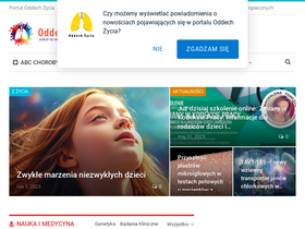 'oddechzycia.pl' screenshot