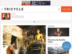 'tricycle.org' screenshot