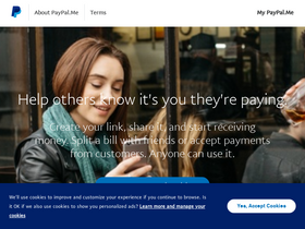 'paypal.me' screenshot