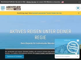 'abenteuerwege.de' screenshot