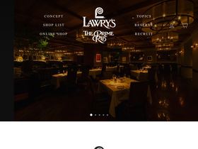 'lawrys.jp' screenshot