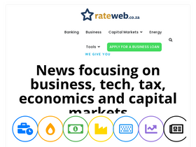 'rateweb.co.za' screenshot