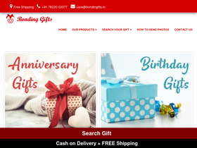 'bondingifts.in' screenshot