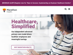 'marathon-health.com' screenshot