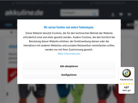 'akkuline.de' screenshot