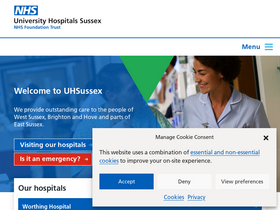 'bsuh.nhs.uk' screenshot