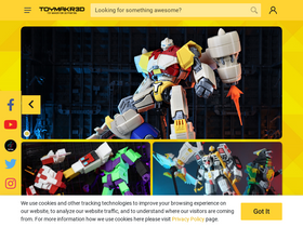 'toymakr3d.com' screenshot
