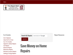 'fixitclub.com' screenshot