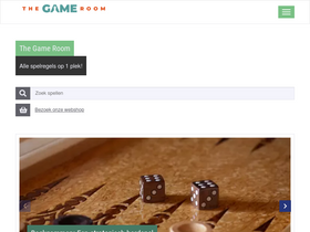 'thegameroom.nl' screenshot