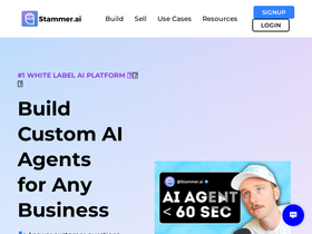 Stammer - Empowers agencies to create and offer customized AI-powered solutions to their clients. 