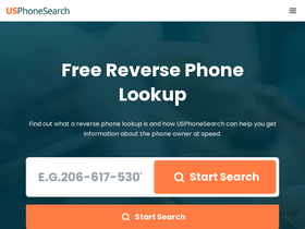 'usphonesearch.com' screenshot