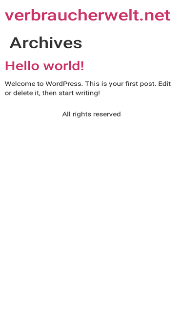 verbraucherwelt.net