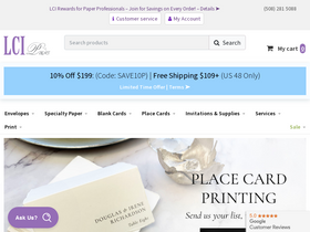 'lcipaper.com' screenshot