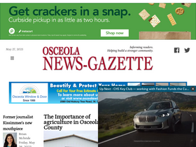 'aroundosceola.com' screenshot