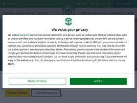 'hibernianfc.co.uk' screenshot