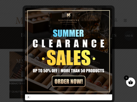 'montefortunacigars.com' screenshot