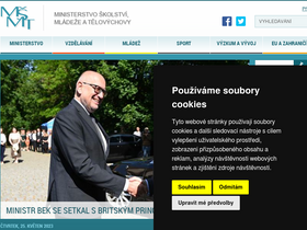 'msmt.cz' screenshot