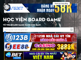 'hocvienboardgame.vn' screenshot