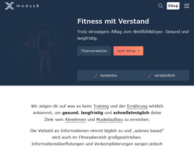 'modusx.de' screenshot