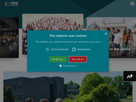 'ulg.ac.be' screenshot
